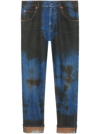 Gucci o1mle0424 Jeans in Blue/Black Size US 29 - 1 Thumbnail