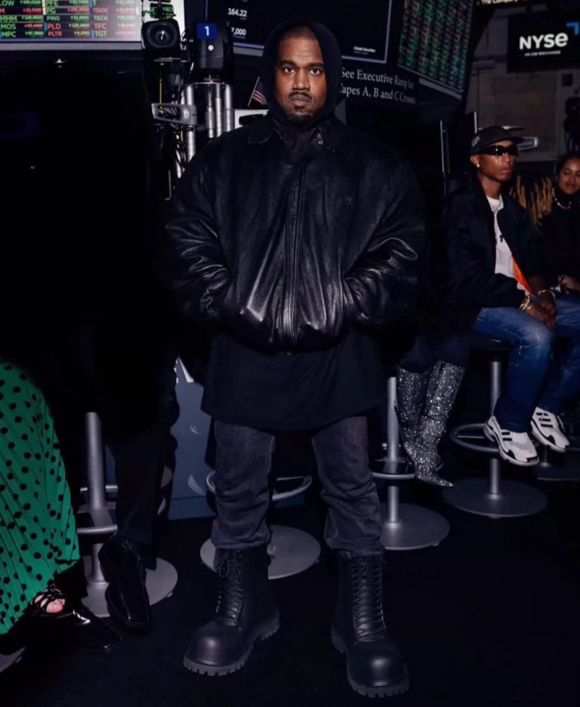 Balenciaga Balenciaga Sport B Taxi leather bomber jacket