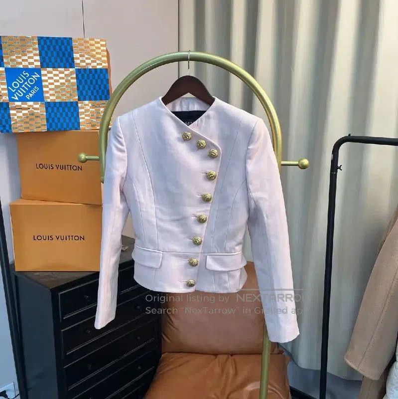 Balmain Balmain Women’s White Polyester Blazer . Size XS / US 0-2 / IT 36-38 - 1 Thumbnail