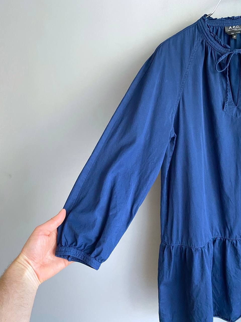 A.P.C. A.P.C. Rue Madame Paris Natalia Cotton-Blend Dress, Size 38 Size M / US 6-8 / IT 42-44 - 7 Thumbnail