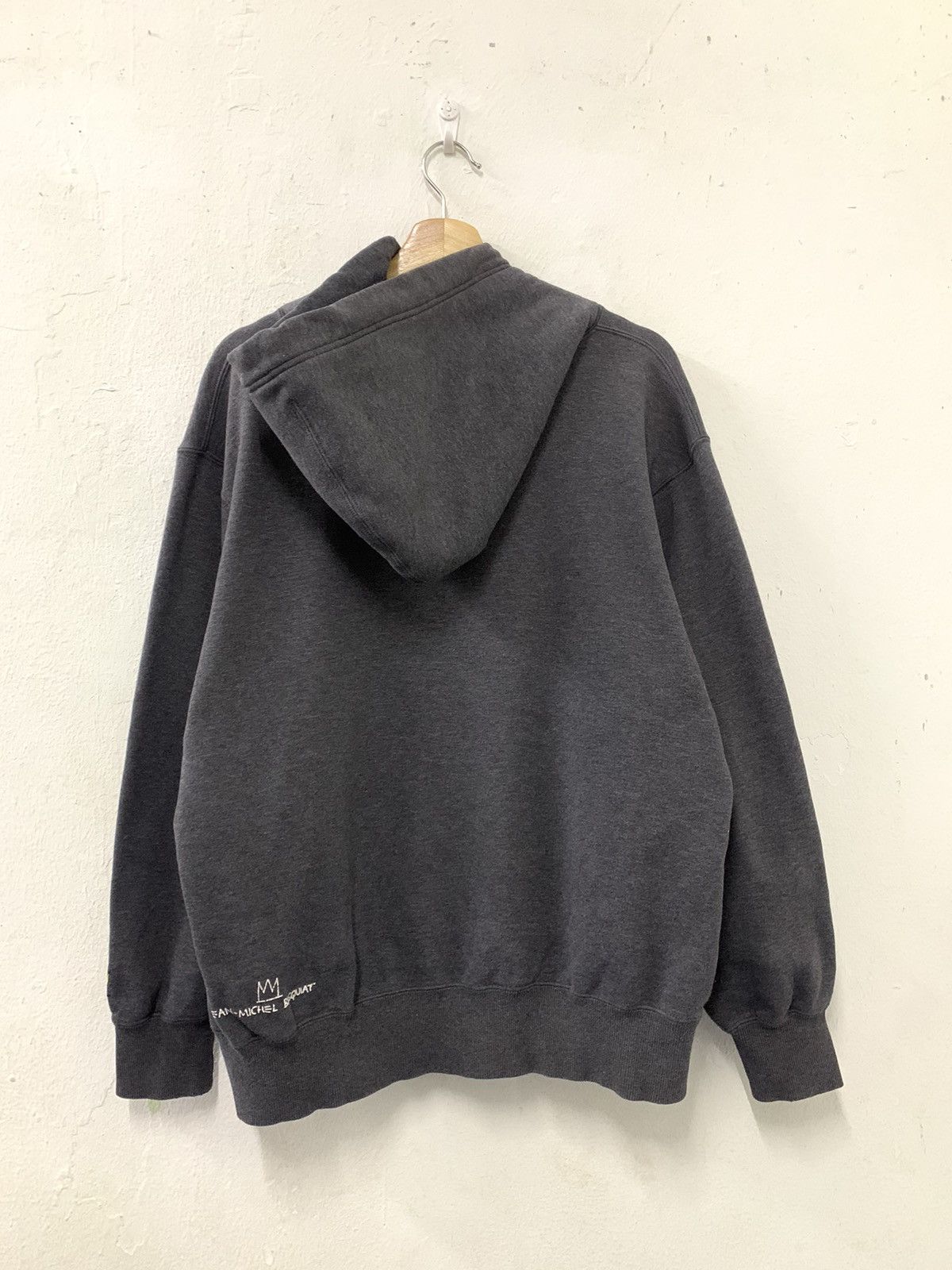 Uniqlo Vintage Uniqlo KING PLEASURE Jean Michel Basquait Hoodie Size US L / EU 52-54 / 3 - 2 Thumbnail