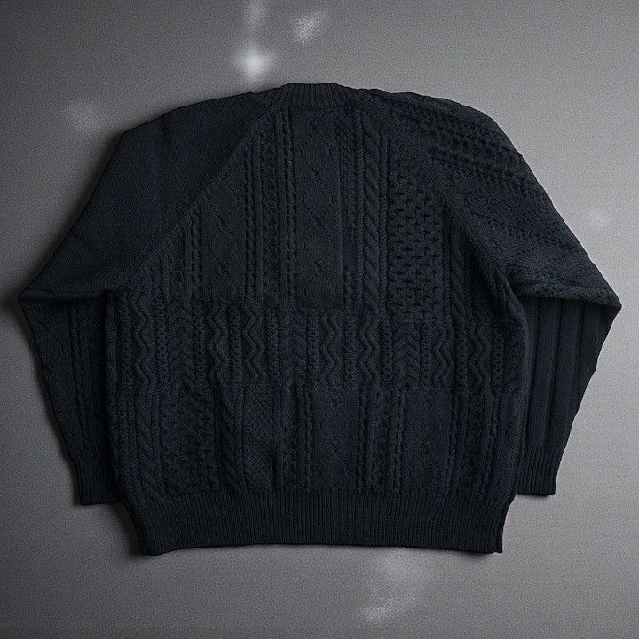 Comme des Garcons Homme 24AW COMME des GARCONS HOMME Aran Cable Knit Sweater Black S Size US S / EU 44-46 / 1 - 2 Thumbnail