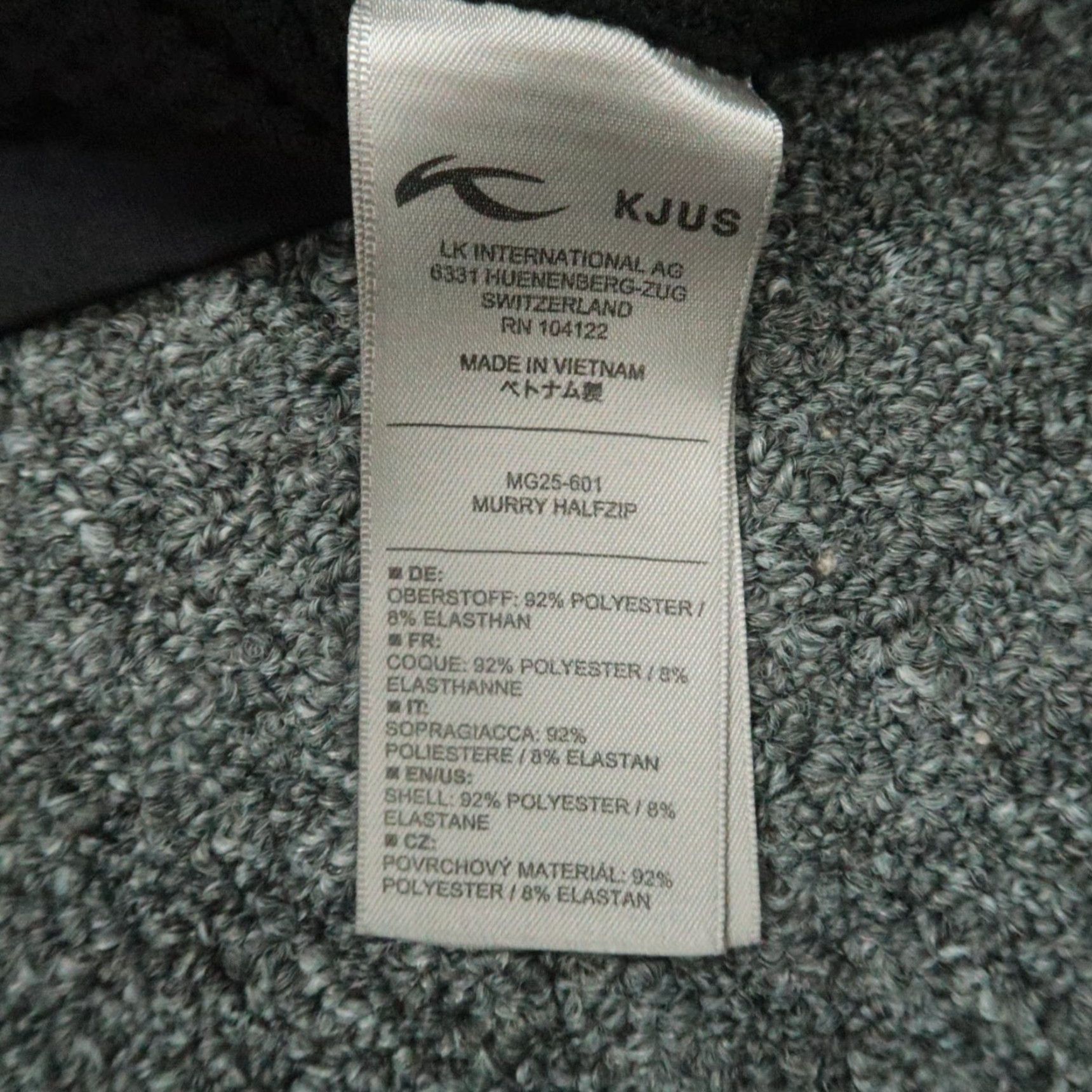 KJUS KJUS Pullover Mens M Black Murray Half Zip Performance Golf Midlayer Shirt Size US M / EU 48-50 / 2 - 4 Thumbnail