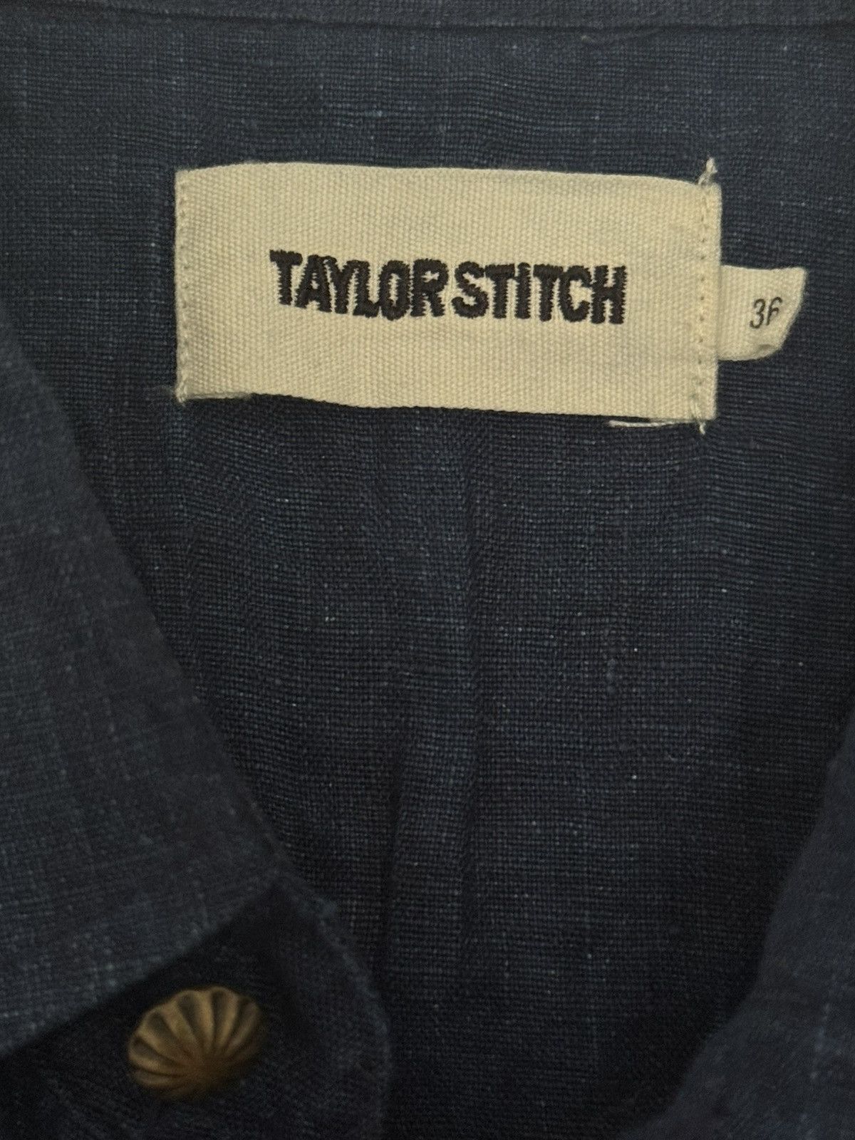 Taylor Stitch Taylor Stitch Embroidered Short Sleeve Western Indigo Linen Size US XS / EU 42 / 0 - 13 Thumbnail