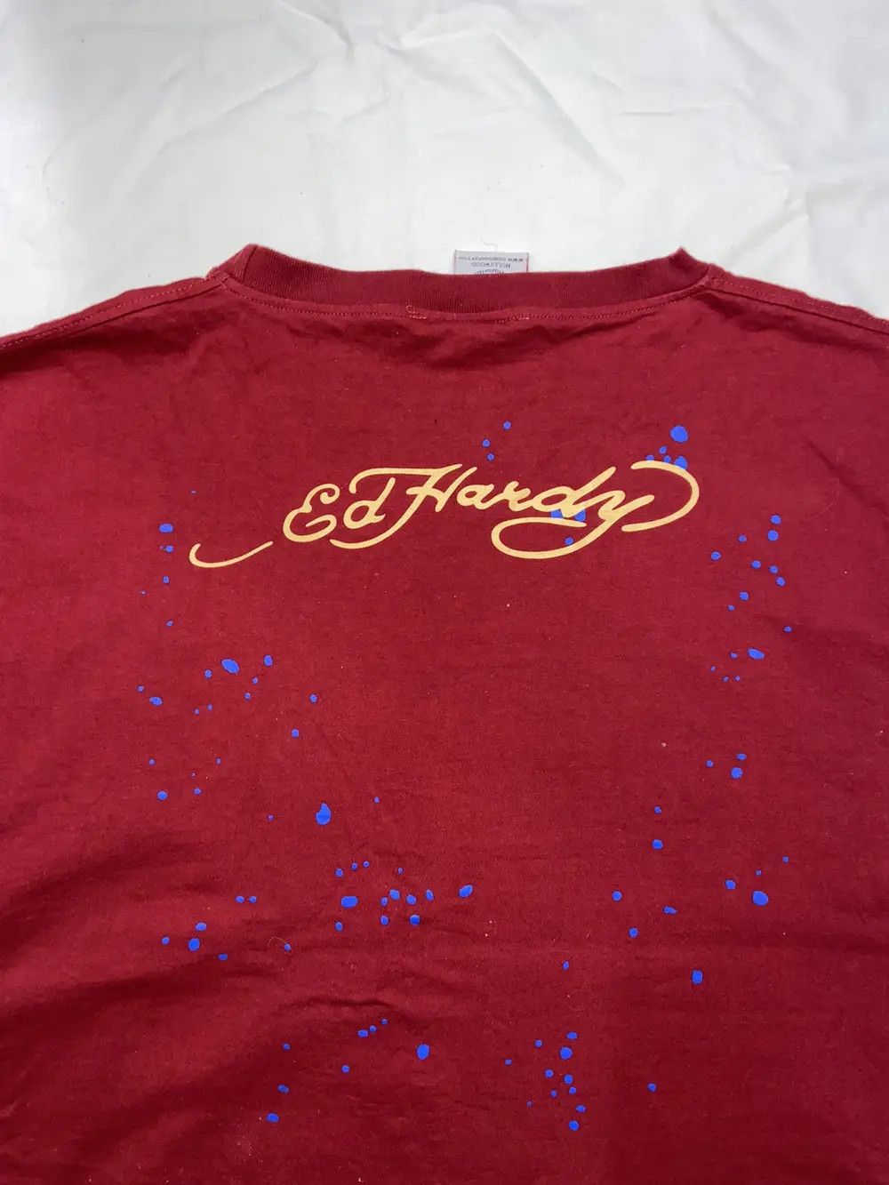 Ed Hardy VINTAGE ED HARDY OVERSIZED BAGGY Y2K T SHIRT TEE SIZE 6XL Size US XXL / EU 58 / 5 - 4 Thumbnail