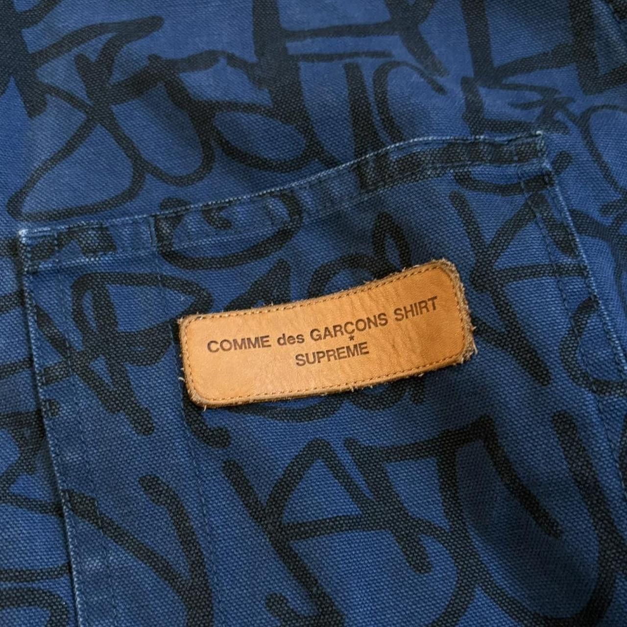 Comme des Garcons SHIRT × Supreme Supreme x Comme Des Garcons FW 18 Printed Canvas Jacket Size US XL / EU 56 / 4 - 2 Thumbnail