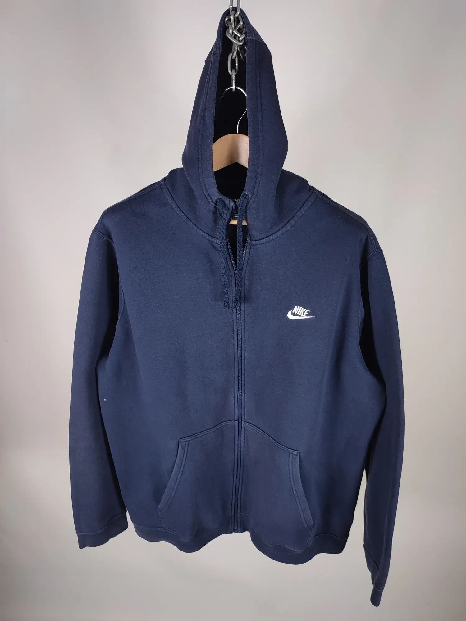 Nike Nike Navy Blue Faded Hoodie Size US XXL / EU 58 / 5 - 5 Thumbnail
