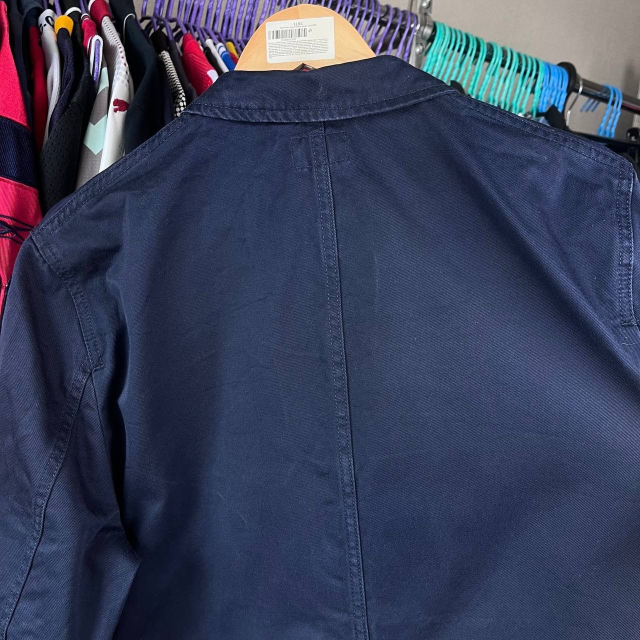 Edwin EDWIN Simple Post Blazer Chore Workwear Blue Denim Jacket Size US L / EU 52-54 / 3 - 12 Thumbnail