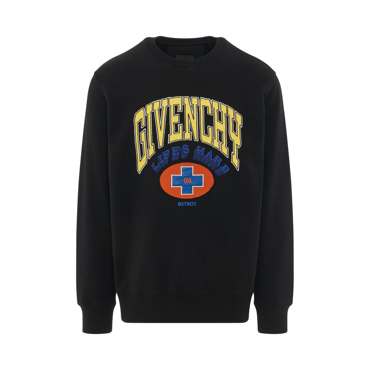 o1mris0824 Peace Sweatshirt in Black