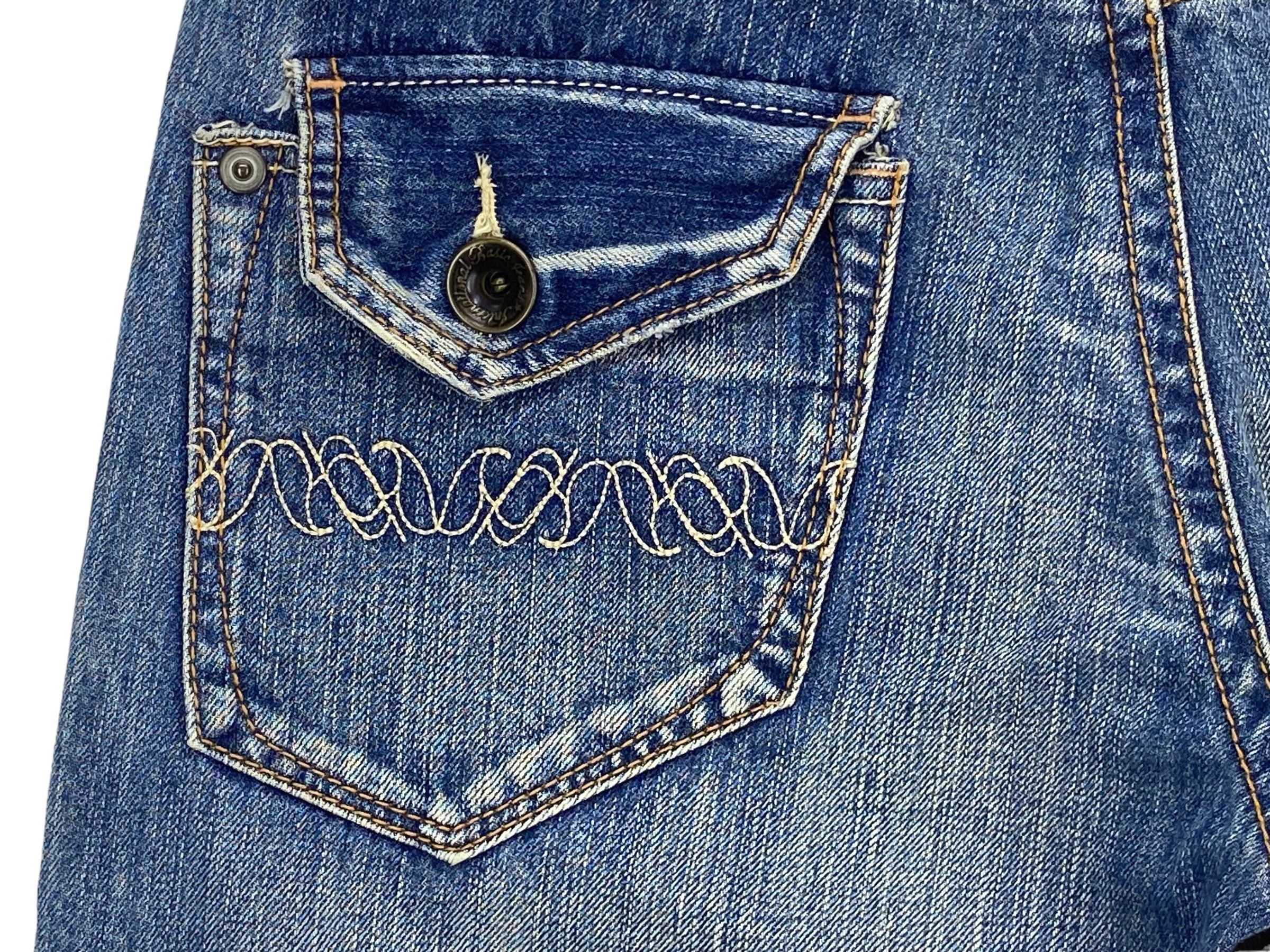 Japanese Brand Avail Acid Wash Denim Jeans Size US 31 - 8 Thumbnail