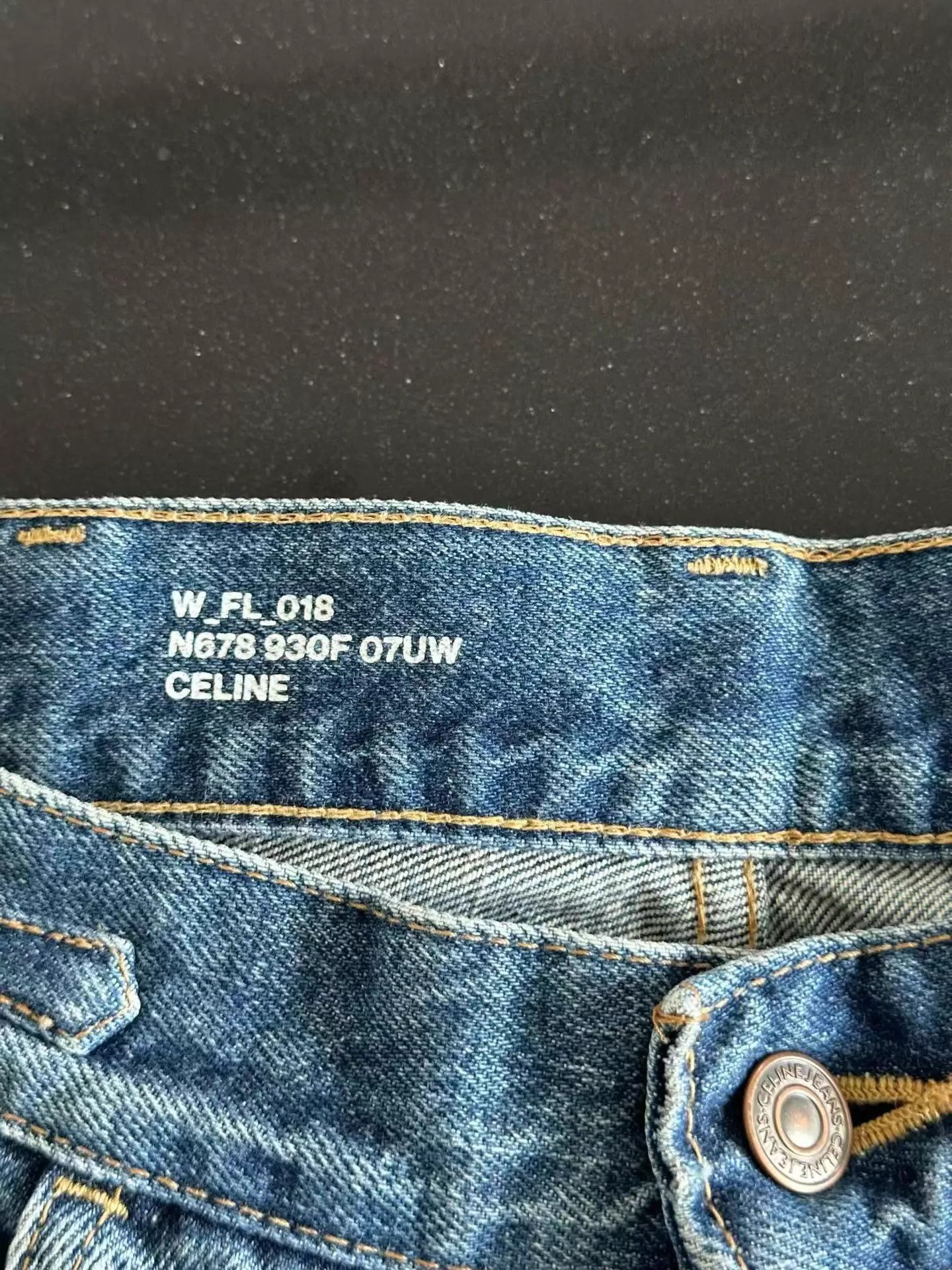 Celine Celine Dylan Triomphe Jeans 25 98new Size 25" / US 0 / IT 36 - 3 Thumbnail