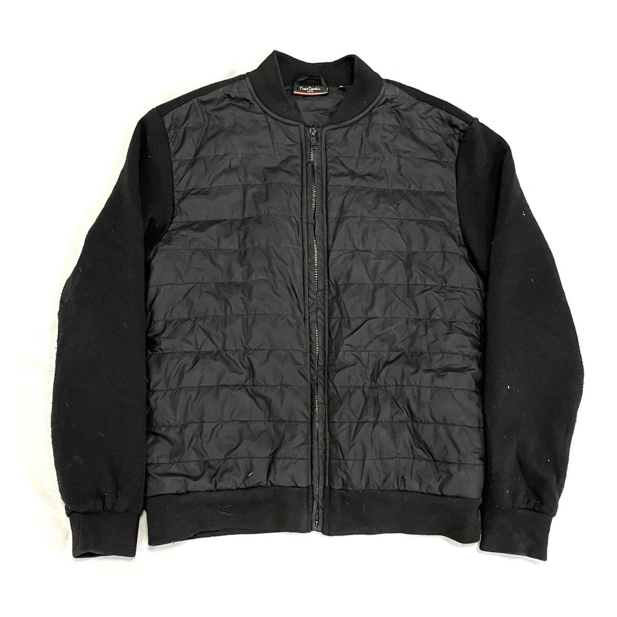 Pierre Cardin Black quilted bomber jacket Pierre Cardin Size US M / EU 48-50 / 2 - 1 Thumbnail