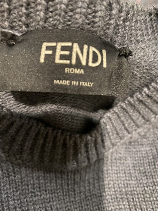 Fendi best sale grey sweater