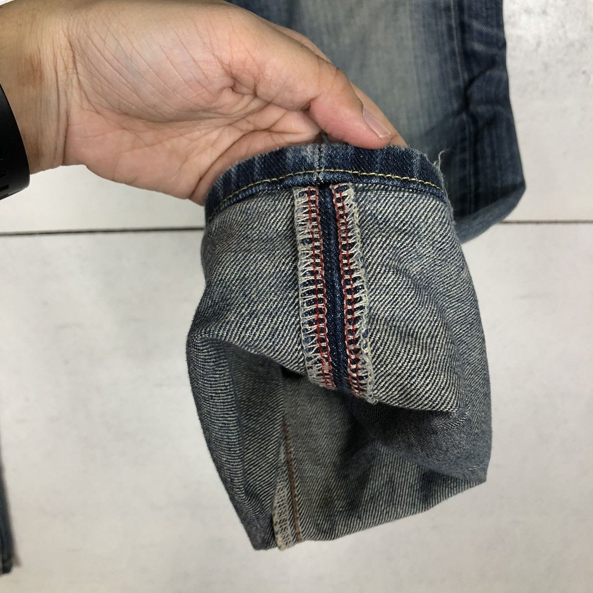Japanese Brand × Vintage 🔥VINTAGE DENIM JEANS EDWIN JAPAN MADE ISSEY MIYAKE Size US 36 / EU 52 - 11 Thumbnail