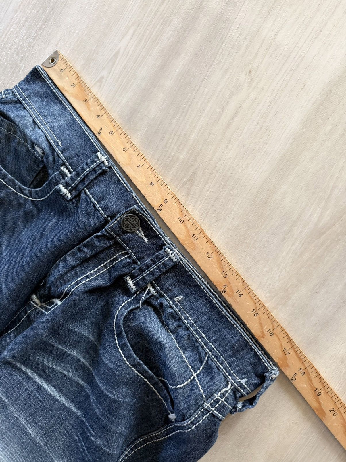 Vintage Vtg Y2K Archaic Premium Jeans Le Fleur Embroidered Sz 34 Size US 34 / EU 50 - 7 Thumbnail