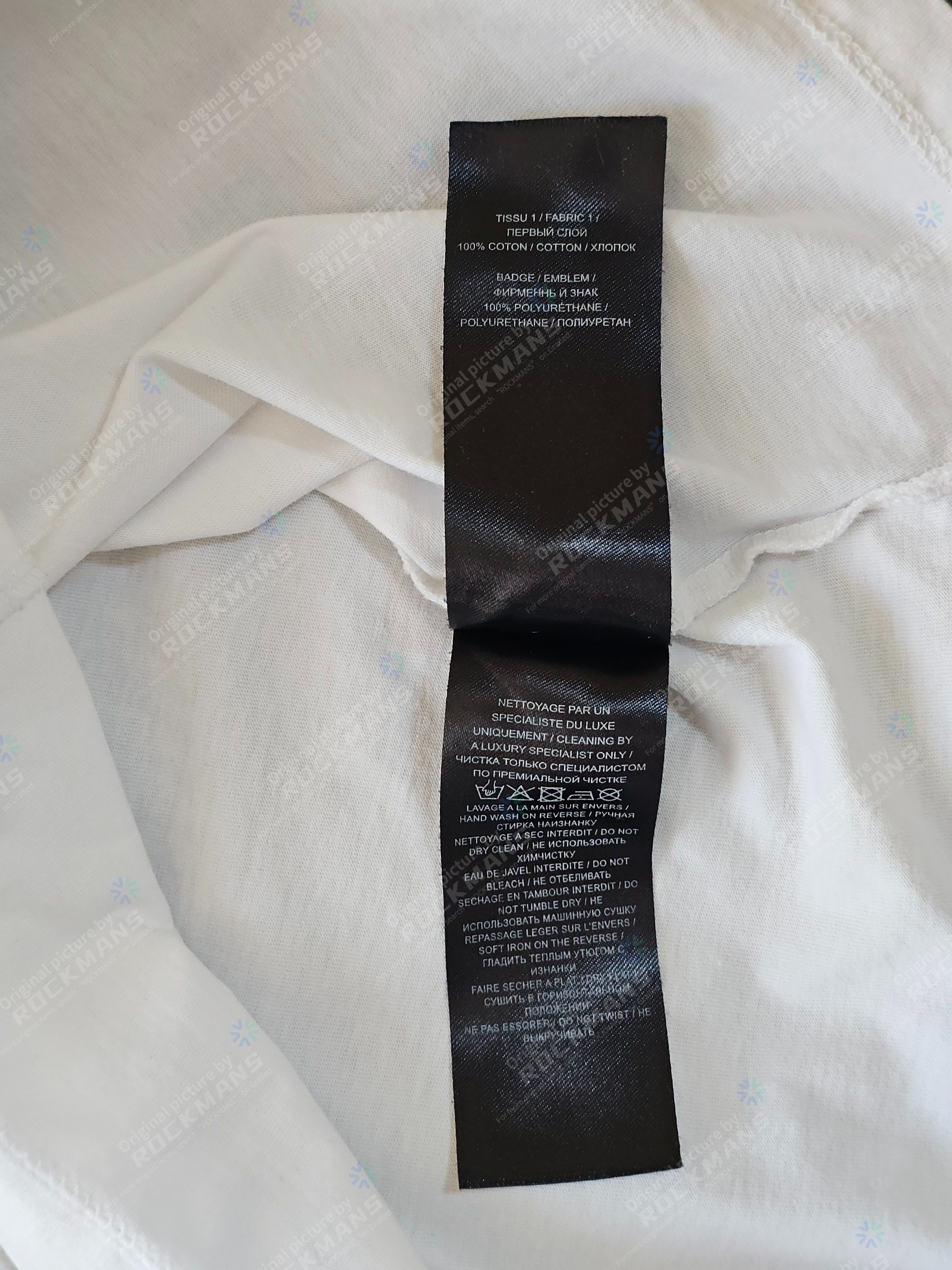 Balmain BALMAIN Men's Printed Cotton T shirts Size S Size US S / EU 44-46 / 1 - 7 Thumbnail