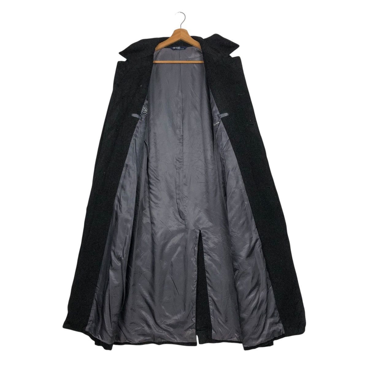 Polo Ralph Lauren 🔥RICH BLACK WOOL LONG JACKET POLO RALPH LAUREN Size US L / EU 52-54 / 3 - 16 Thumbnail