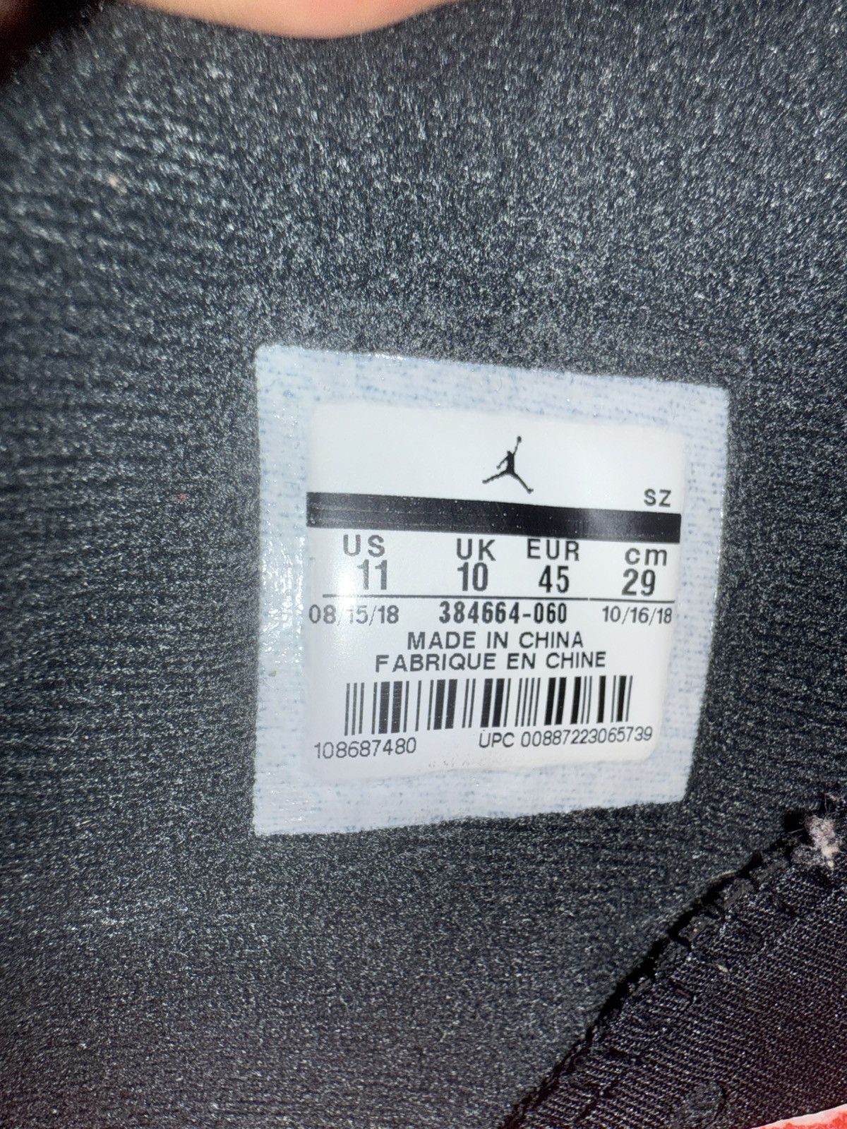 Jordan Brand × Nike × Vintage Jordan 12 “Reverse Flu Game” Size US 11 / EU 44 - 2 Thumbnail