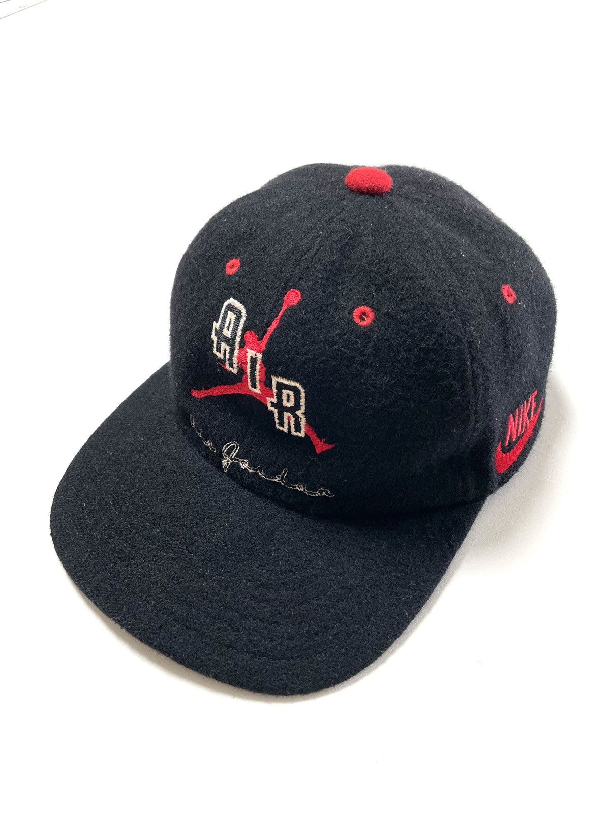 Nike 1990’s Nike Air Jordan 23 Wool Hat Black Size ONE SIZE - 1 Thumbnail