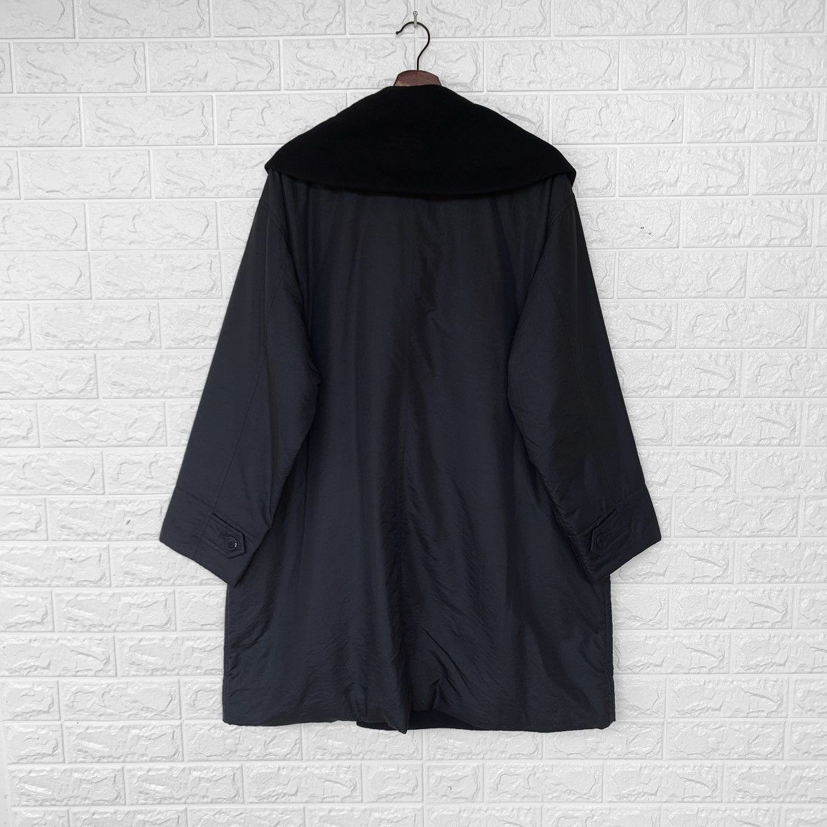 Issey Miyake Issey Miyake Windcoat Nylon Reversible Long Jacket Size US L / EU 52-54 / 3 - 4 Thumbnail