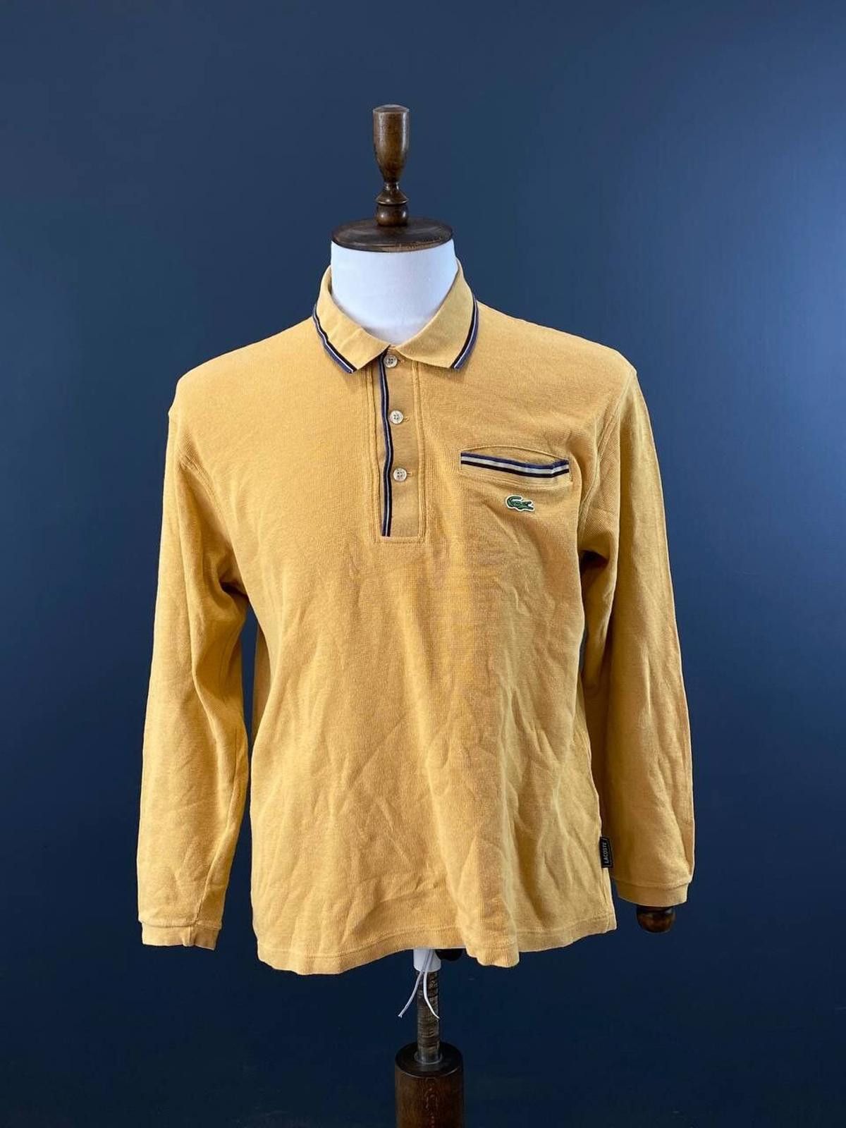 Lacoste Lacoste Sport Slim Fit Yellow Polo Shirt Size 5 / L Size US L / EU 52-54 / 3 - 1 Thumbnail