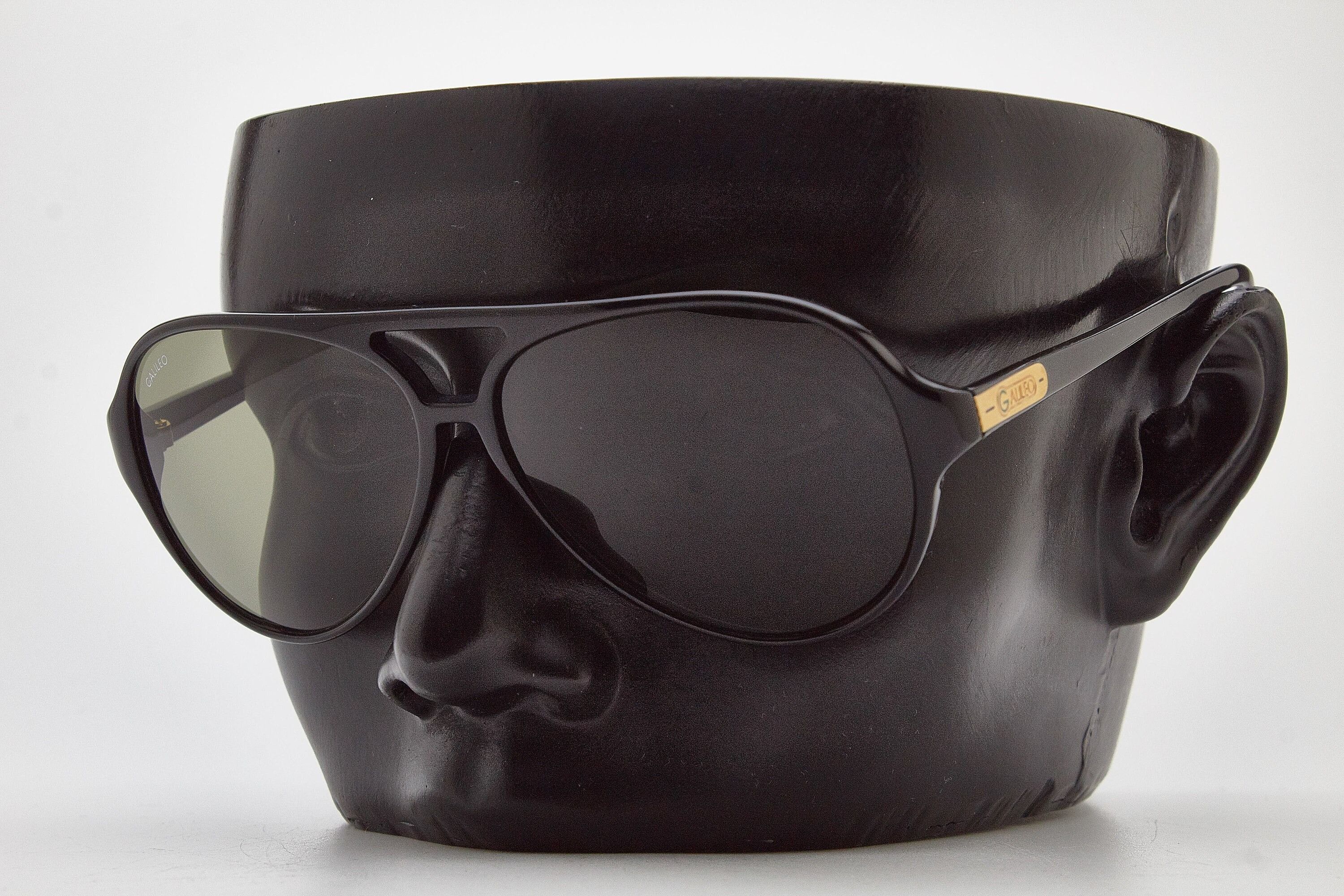 Other GALILEO vintage 80s black oversized classic aviator specs Size ONE SIZE - 1 Thumbnail