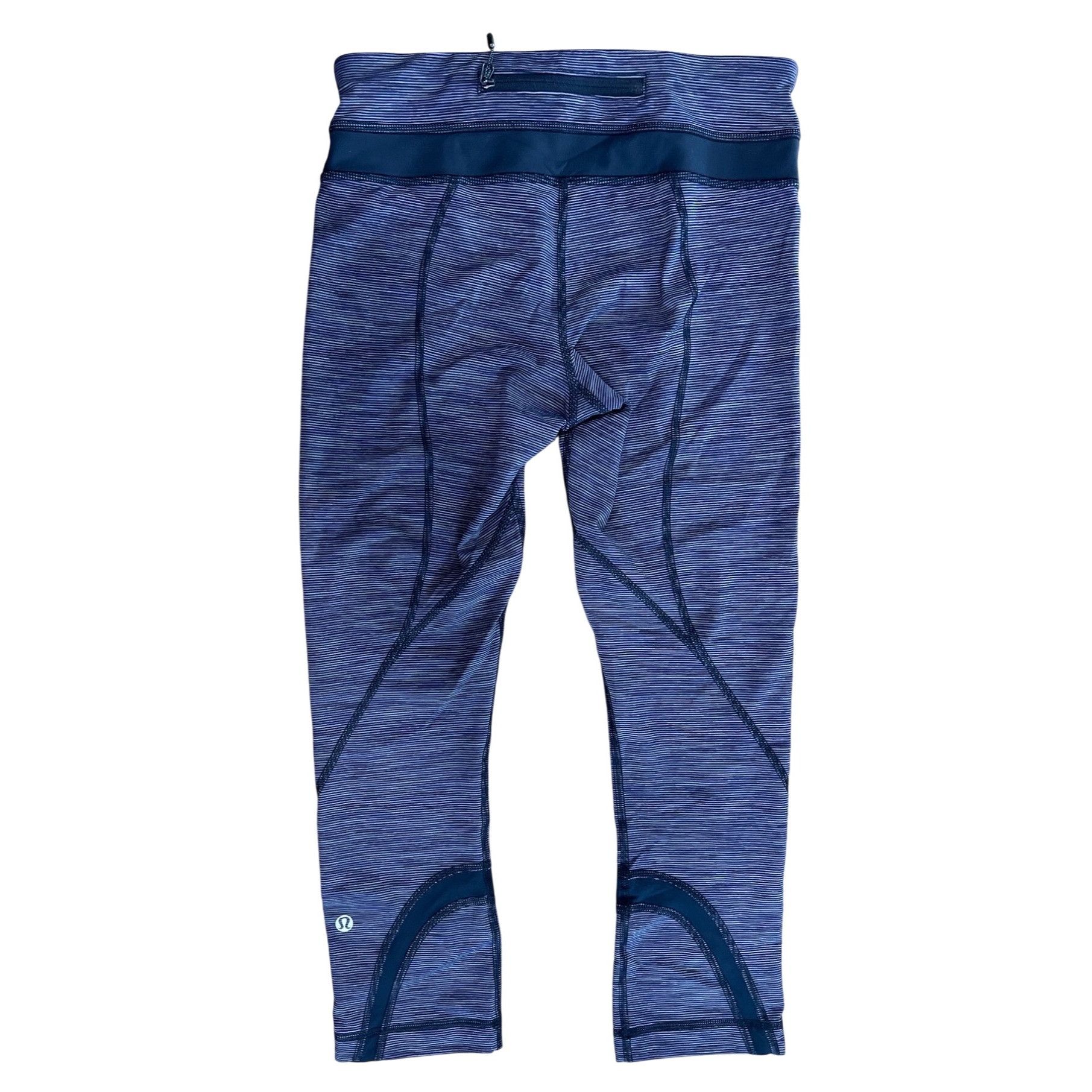 Lululemon Lululemon Run: Inspire Crop IIWee Are From Space Deep Indigo Size 27" / US 4 / IT 40 - 2 Thumbnail