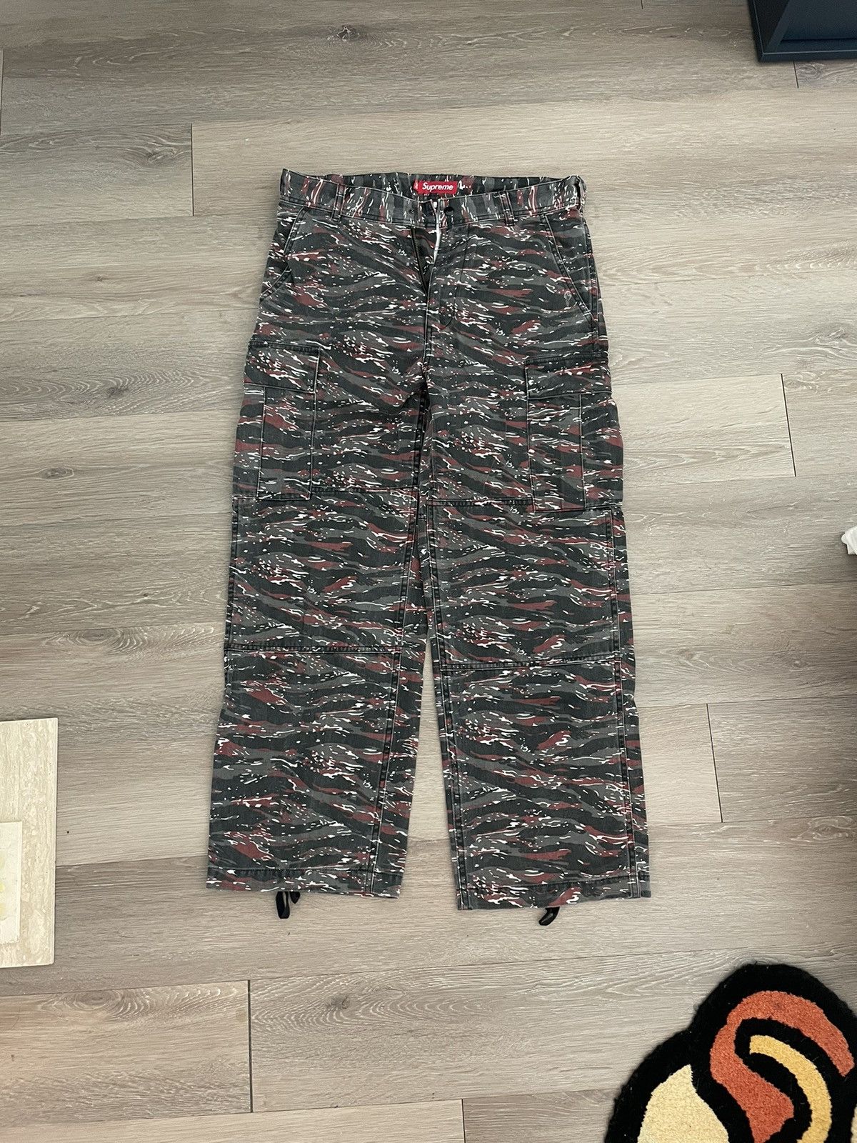 Supreme Supreme Red Tiger Camo Cargo Pants S/S 2024 Size US 30 / EU 46 - 1 Thumbnail