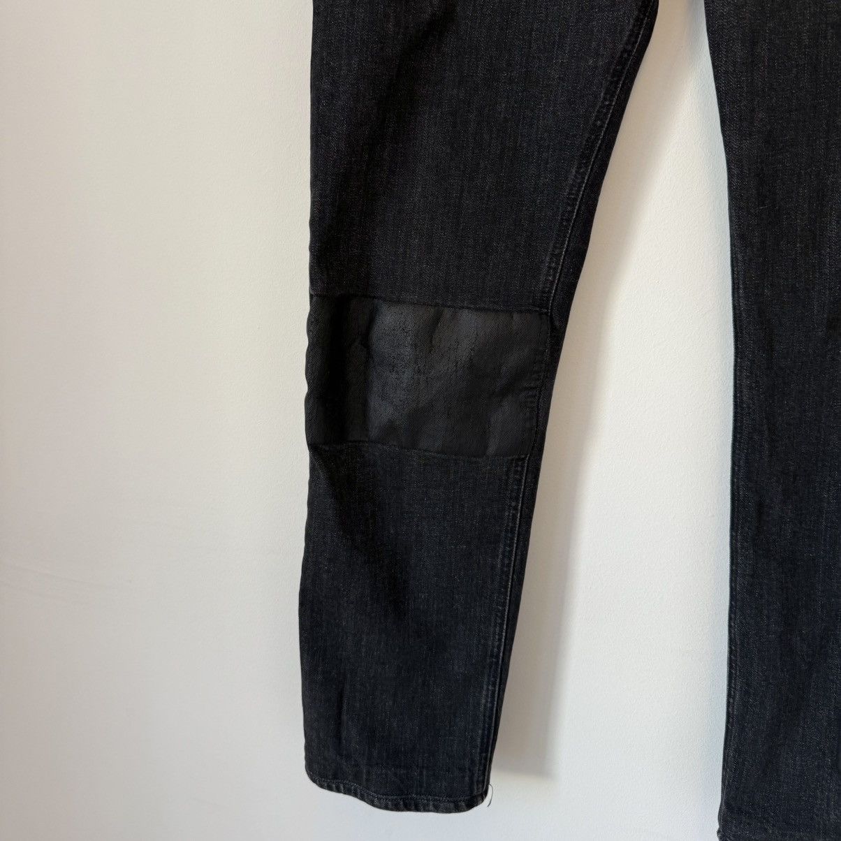 Helmut Lang Vtg Helmut Lang Rubber Strip Denim Archival Hedi ERD Grunge Size US 33 - 5 Thumbnail