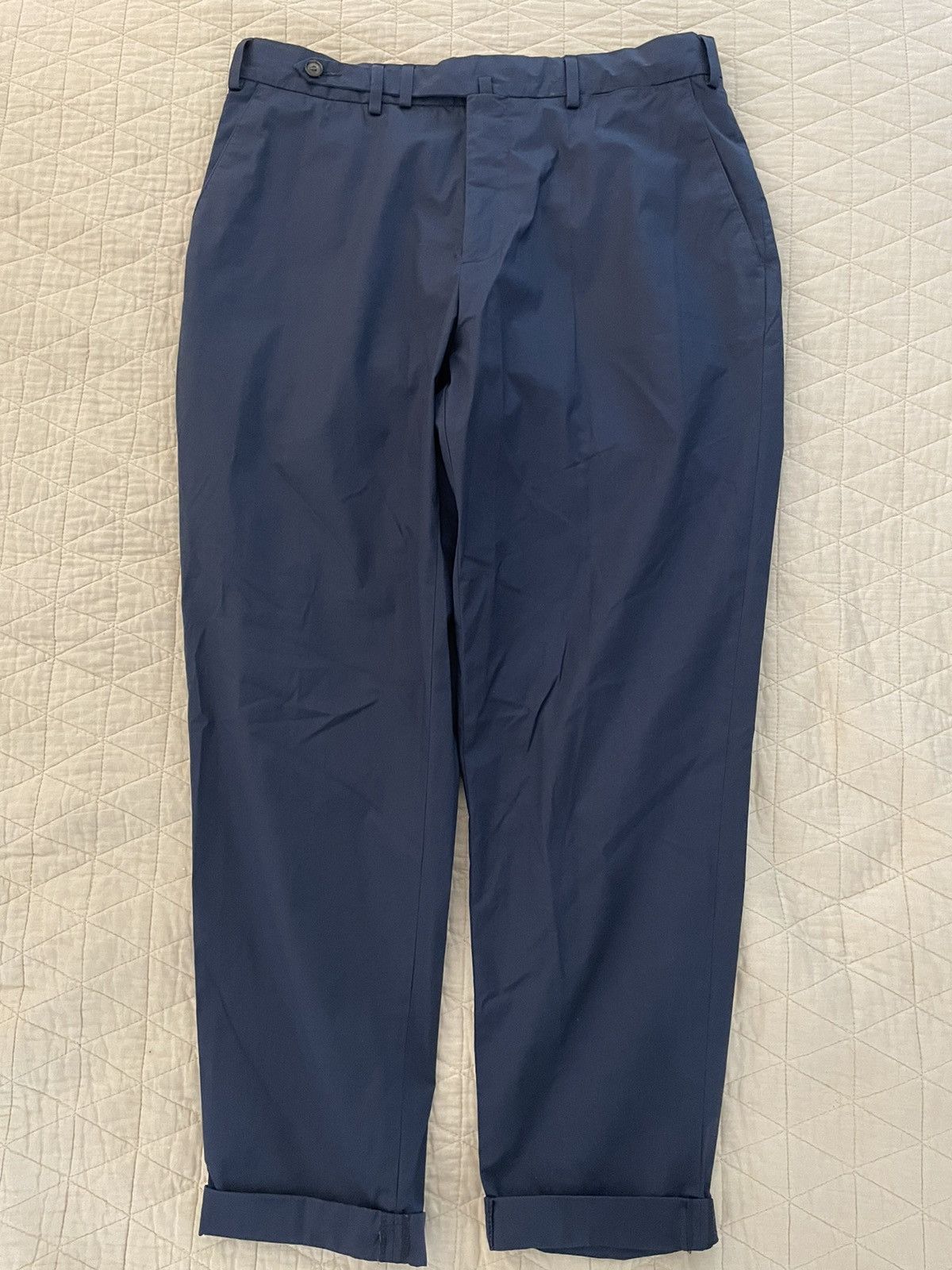 Suitsupply Rolled Cuff Poplin Trouser Size US 32 / EU 48 - 2 Thumbnail