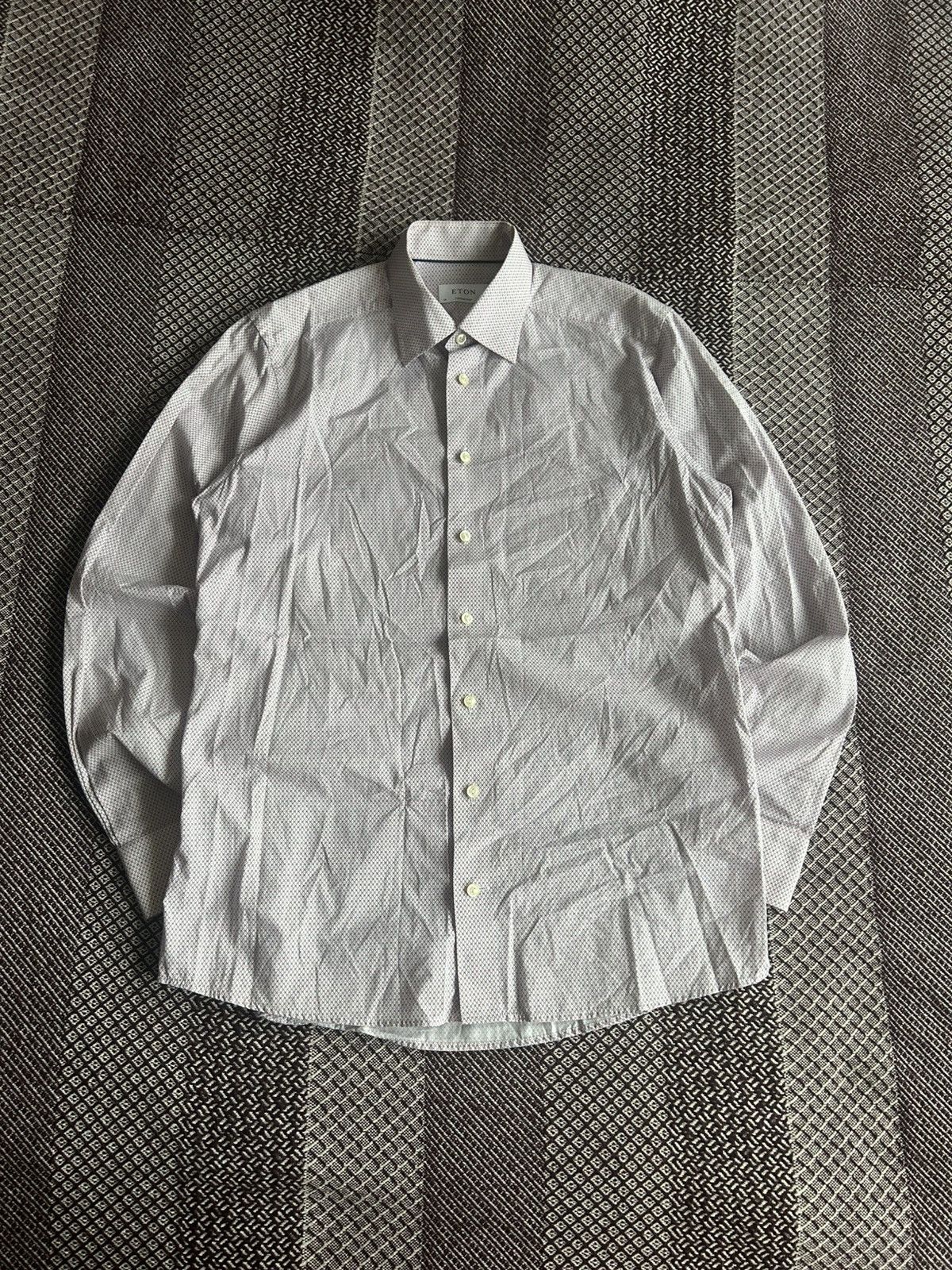 Eton Eton Contemporary Luxury Shirt Mens Solid Style Size 40 Size US L / EU 52-54 / 3 - 1 Thumbnail