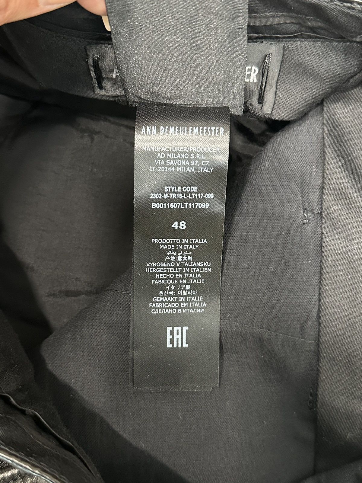 Ann Demeulemeester Ann Demeulemeester leather pants Size US 42 / EU 58 - 6 Thumbnail