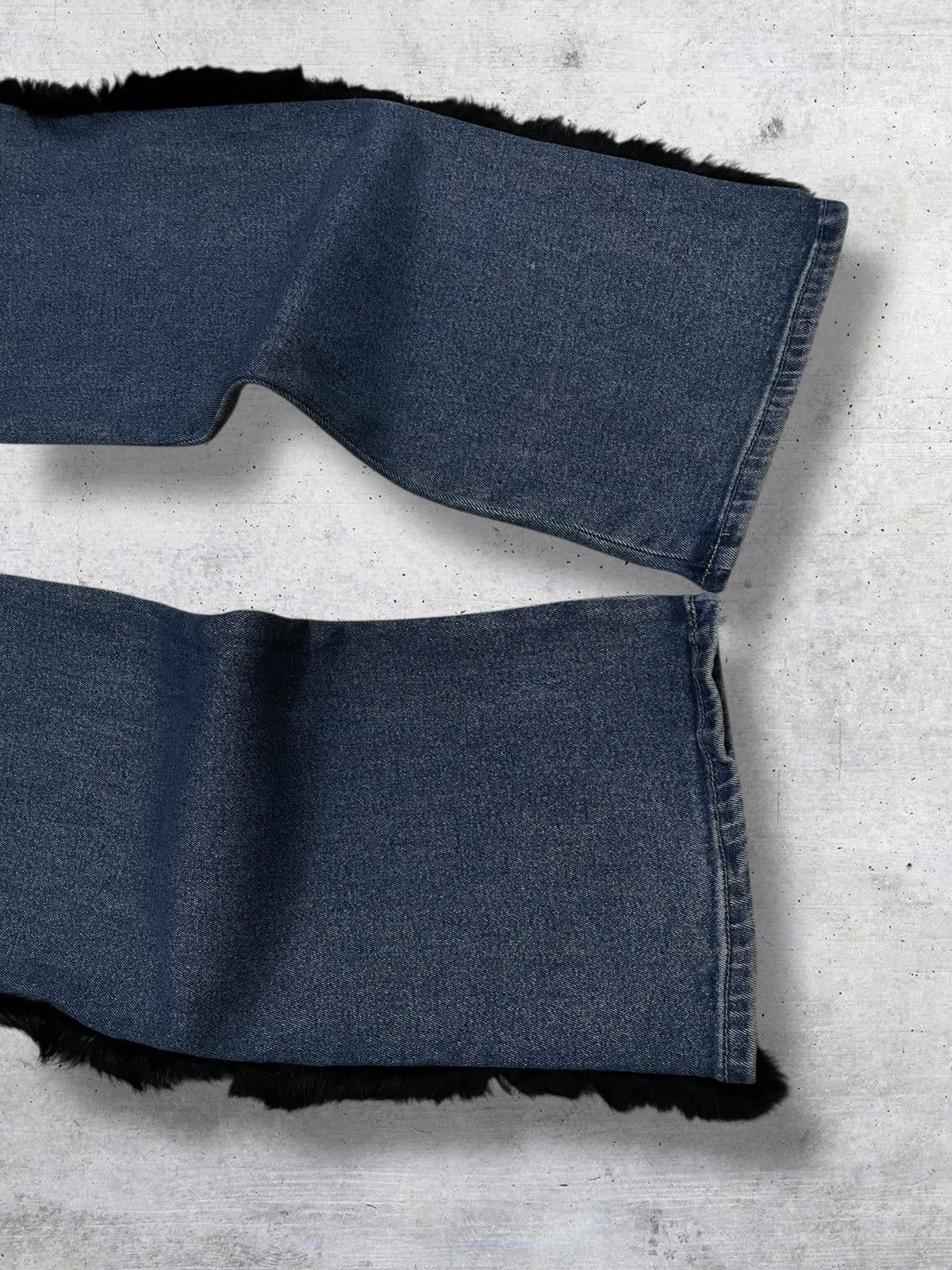 Beauty Beast VINTAGE CHEST OG DESIGNER FLARED FUR SIDE TAPE ICONIC DENIM Size US 32 / EU 48 - 12 Thumbnail