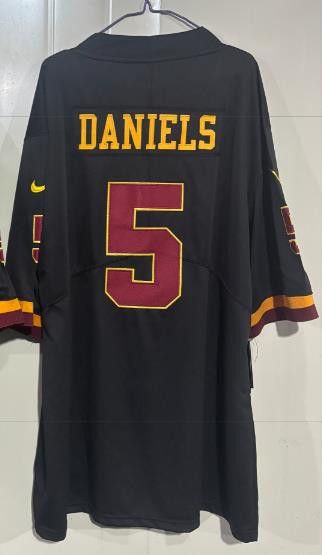 NFL Washington Commanders #5 Daniels Jersey Size US XL / EU 56 / 4 - 1 Thumbnail