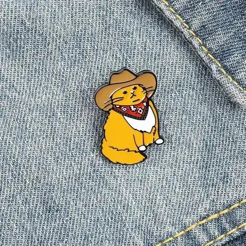 Other Cute Cowboy Cat Pin/Brooches Size ONE SIZE - 1 Thumbnail