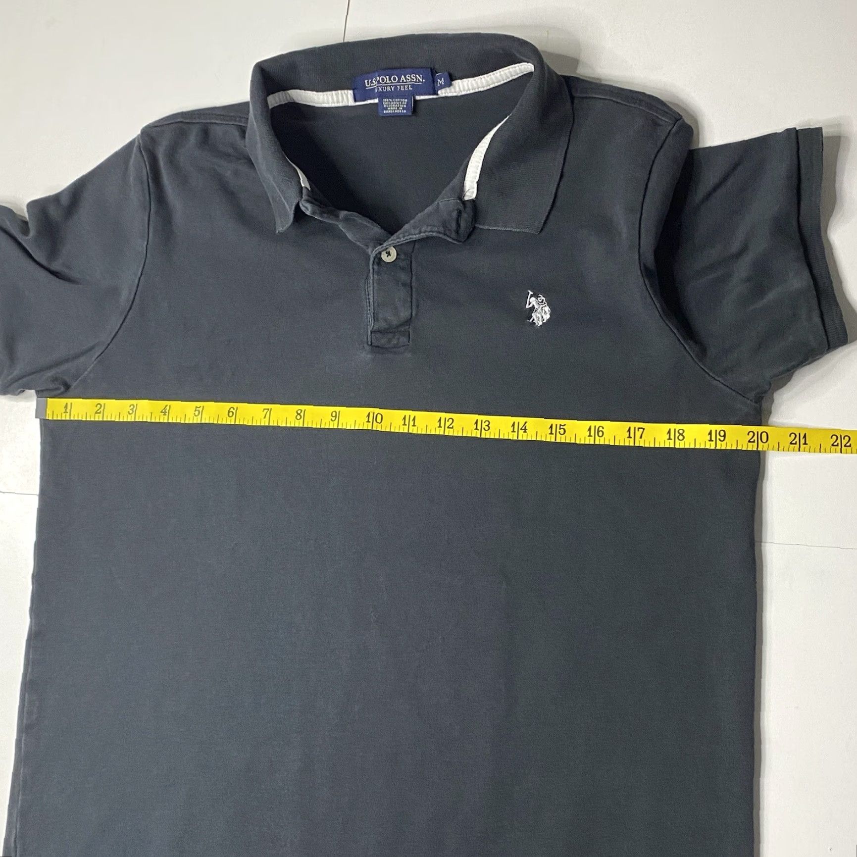 Vintage U.S. Polo Assn Luxury Feel Polo Shirt Black Logo Size M Men's Short Sleeve Collared Embroidered 100% Cotton Knit Polo Size US M / EU 48-50 / 2 - 5 Thumbnail