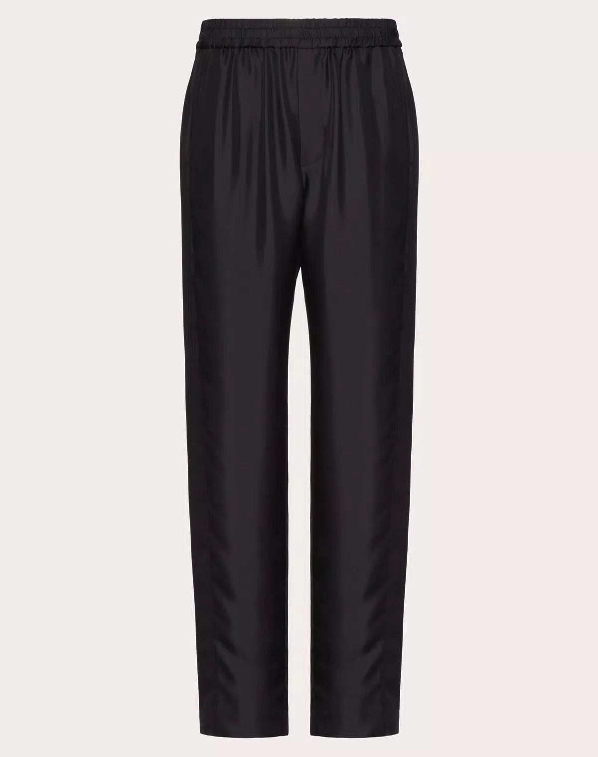 Valentino oc11z0625 Silk Pyjama Trousers in Black Size US 28 / EU 44 - 1 Thumbnail