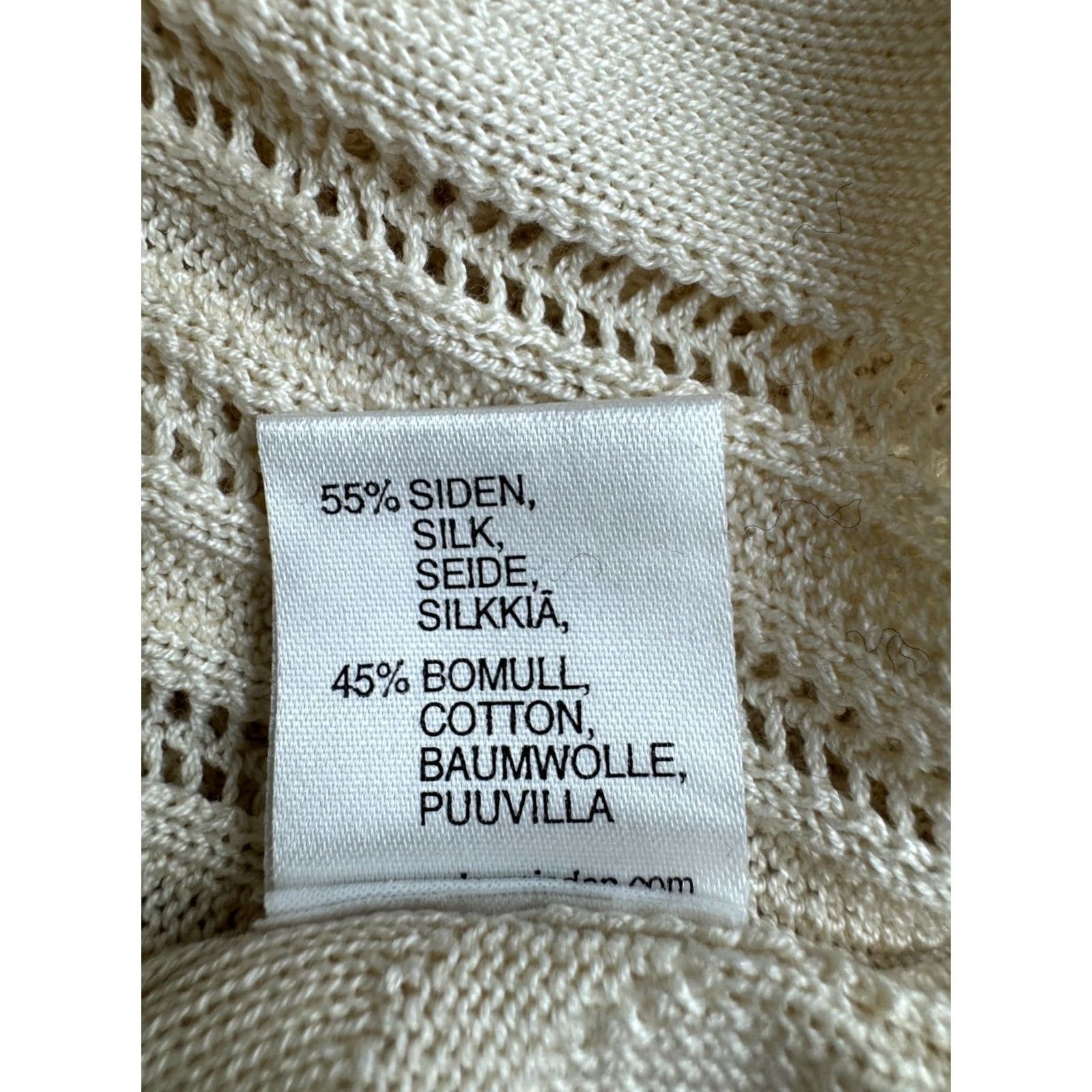 Vintage Gudrun Sjoden Ivory Knit Top Jumper XL Women Crew Neck Pullover Knitwear Top Womens XL Ivory Size XL / US 12-14 / IT 48-50 - 5 Thumbnail