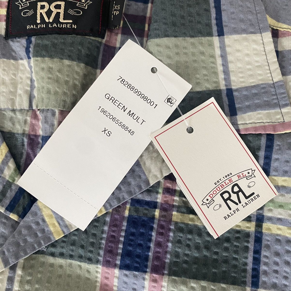 RRL Ralph Lauren RRL Double RL Ralph Lauren Plaid Madras Seersucker Workwear Size US XS / EU 42 / 0 - 5 Thumbnail