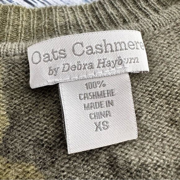 Other Oats Cashmere Camo Print Sweater 100% Cashmere Sweater Size XS / US 0-2 / IT 36-38 - 5 Thumbnail