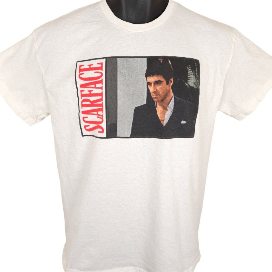 Other Scarface T Shirt Mens Size Medium White Tony Montana Size US M / EU 48-50 / 2 - 1 Thumbnail