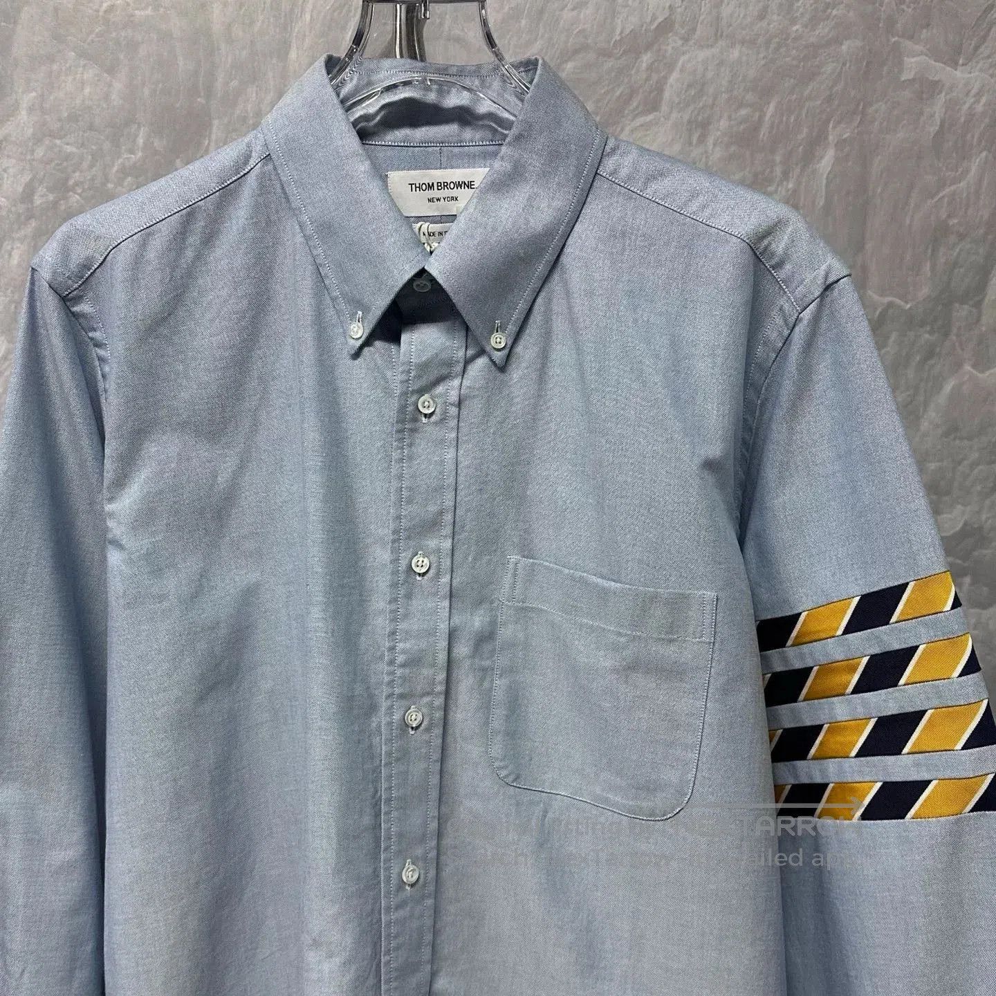 Thom Browne Thom Browne Striped Long Sleeve Shirt. Size US M / EU 48-50 / 2 - 2 Thumbnail