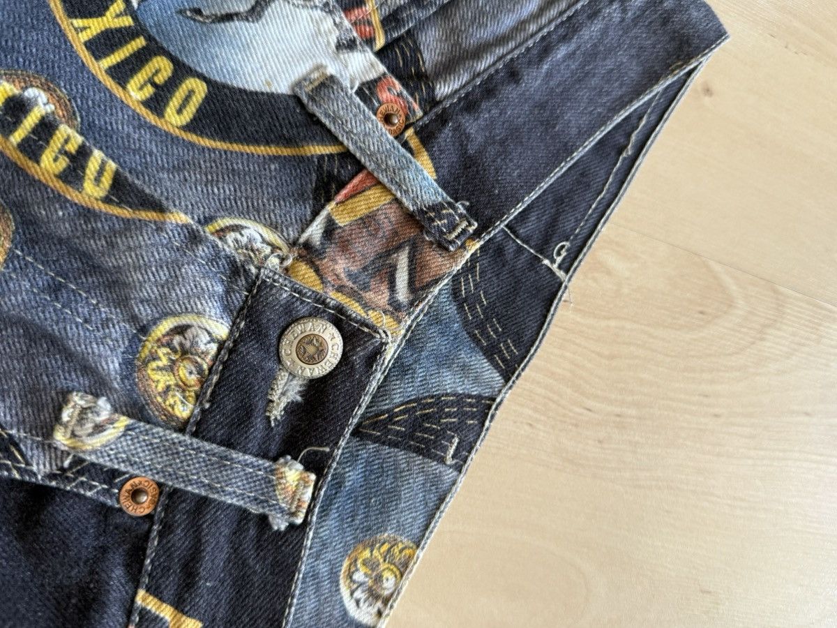 Vintage Chewan vintage full print baggy western oklahoma denim jeans Size US 28 / EU 44 - 10 Thumbnail