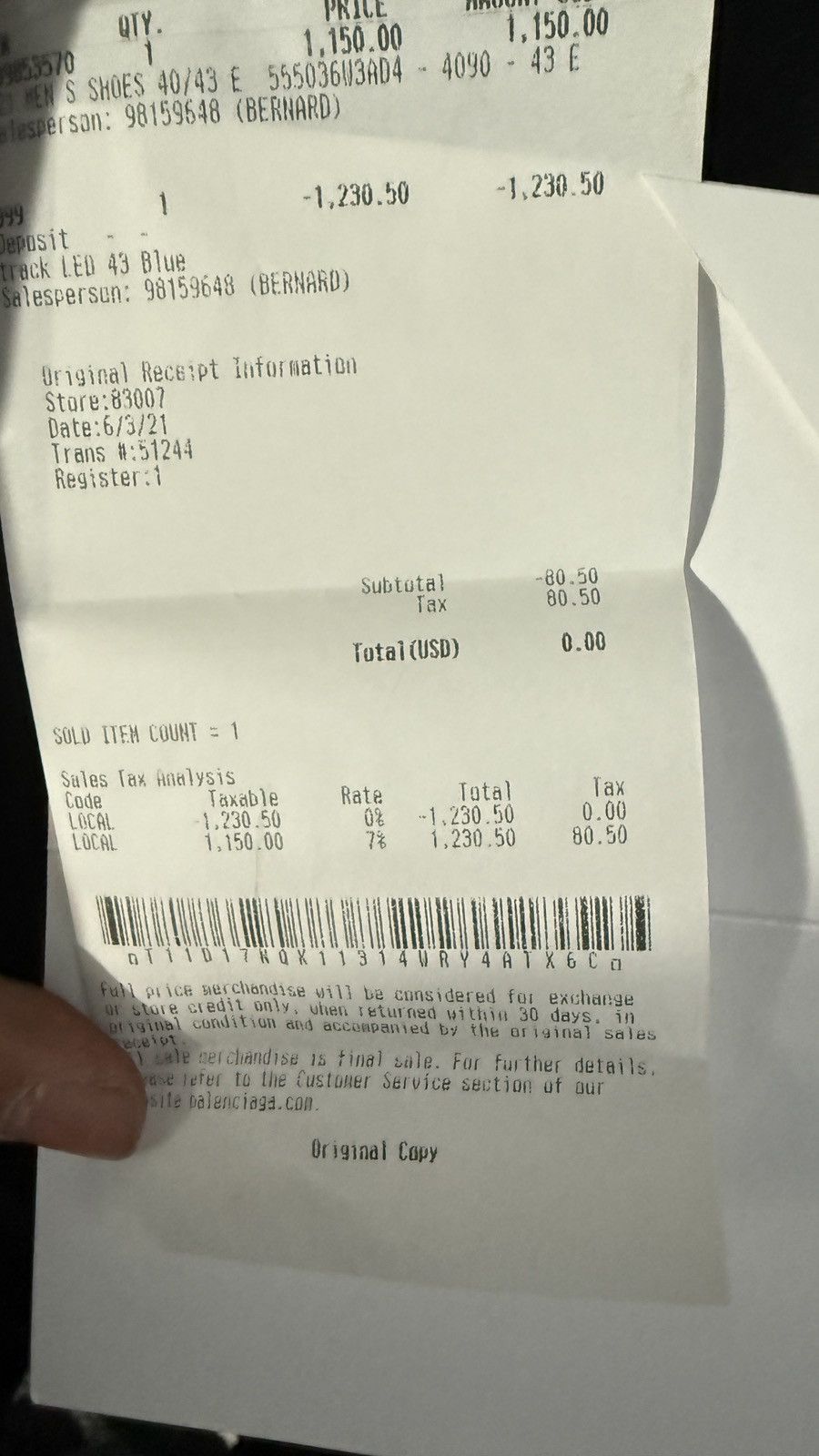 Balenciaga Track LED BALENCIAGA Size US 10 / EU 43 - 8 Thumbnail