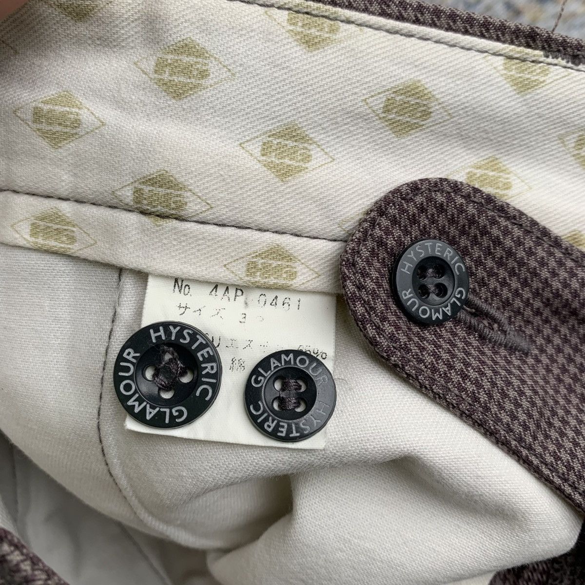 Hysteric Glamour × Japanese Brand Rare 2000s Hysteric Glamour Cargo Tartan Pants Size 29" - 9 Thumbnail