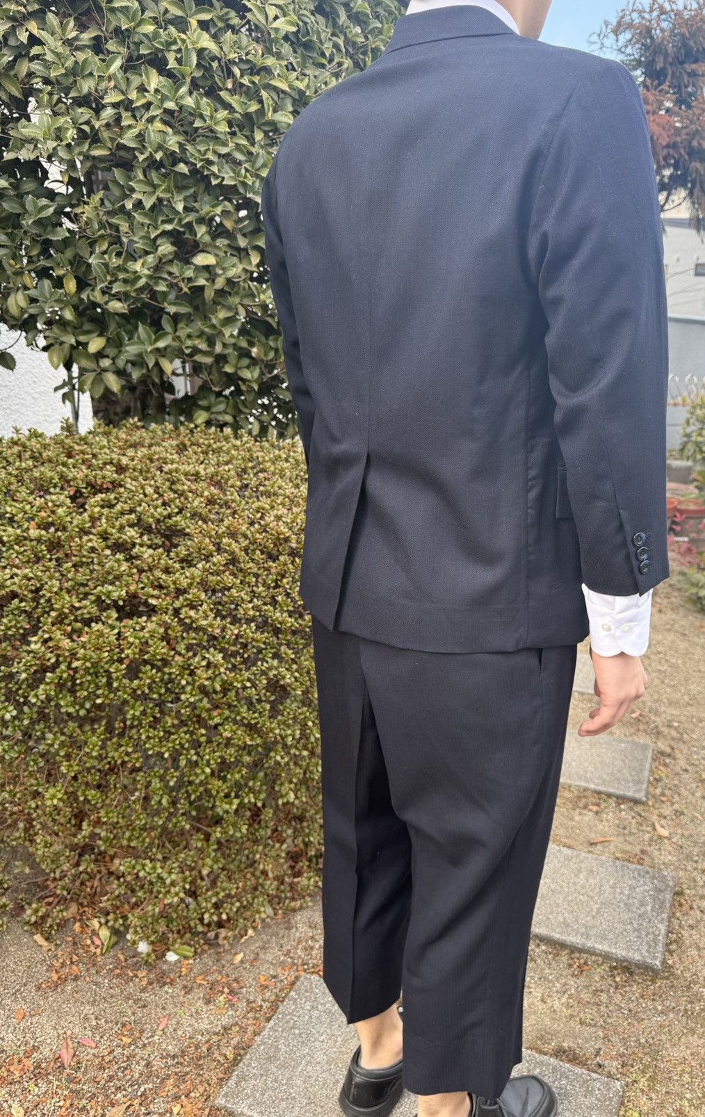 Other Spring to Autumn Raven Black Wool Set-Up Size 34S - 3 Thumbnail