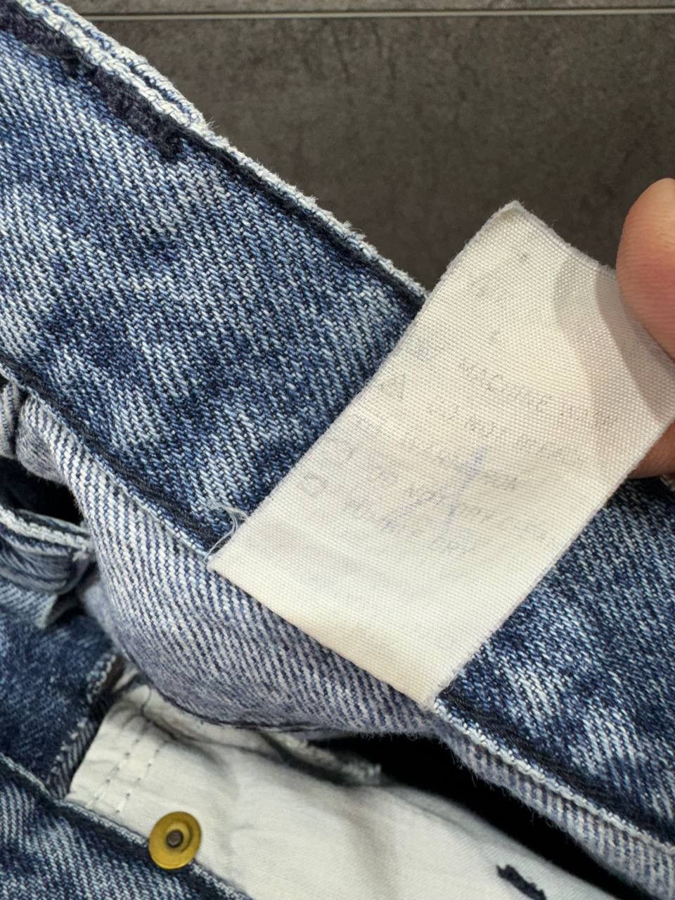 Giorgio Armani Vintage 90s Italy Giorgio Armani Distressed Baggy Jeans Size US 36 / EU 52 - 12 Thumbnail