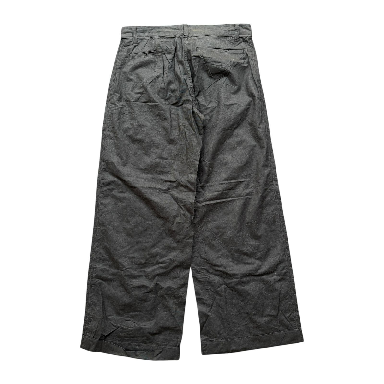Issey Miyake tsumori chisato issey miyake wide leg coated trousers pants Size US 32 / EU 48 - 2 Thumbnail
