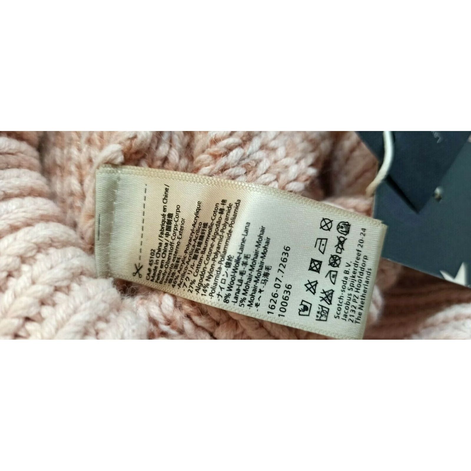 Scotch & Soda Scotch & Soda Womens Pink Beanie Hat One Size Winter Activewear Outdoor Snow Size ONE SIZE - 6 Thumbnail