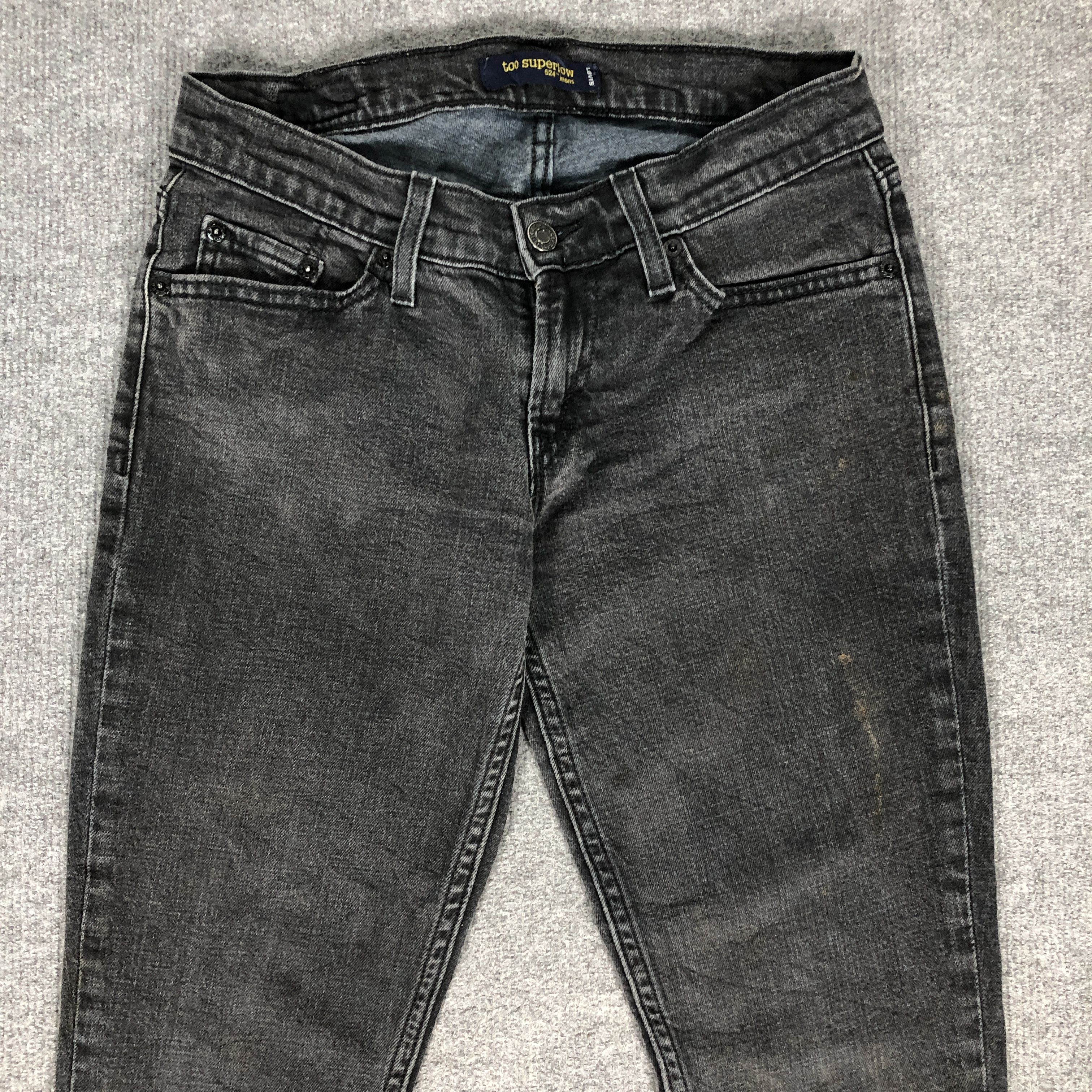 Levi's × Vintage Womens Vintage Levis 524 Jeans Too Superlow L1110W Size 28" / US 6 / IT 42 - 2 Thumbnail